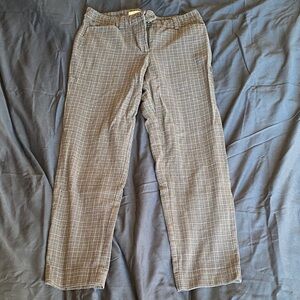 Women's Checkered Ankle Pants